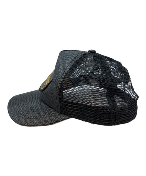 SUPREME（シュプリーム）SUPREME (シュプリーム) Raffia Mesh Back 5-Panel メッシュキャップ ブラックの古着・服飾アイテム