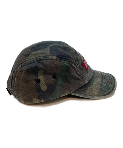 SUPREME（シュプリーム）SUPREME (シュプリーム) SS26 Overdyed Camp Cap カモフラージュ柄 キャップ オリーブの古着・服飾アイテム