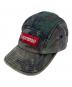 SUPREME（シュプリーム）の古着「SS26 Overdyed Camp Cap カモフラージュ柄 キャップ」｜オリーブ