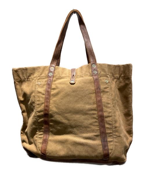 RRL（ダブルアールエル）RRL (ダブルアールエル) キャンバストートバッグ ブラウンの古着・服飾アイテム