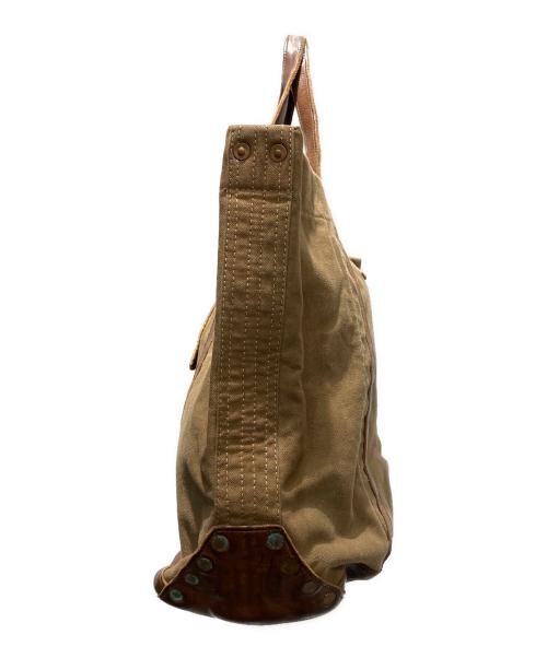 RRL（ダブルアールエル）RRL (ダブルアールエル) キャンバストートバッグ ブラウンの古着・服飾アイテム