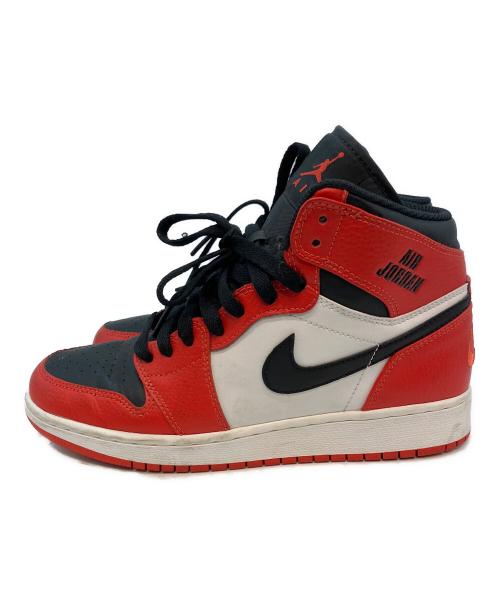 NIKE（ナイキ）NIKE (ナイキ) AIR JORDAN ハイカットスニーカー レッド サイズ:23.5cmの古着・服飾アイテム