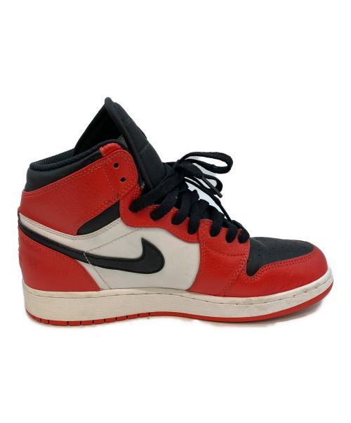 NIKE（ナイキ）NIKE (ナイキ) AIR JORDAN ハイカットスニーカー レッド サイズ:23.5cmの古着・服飾アイテム
