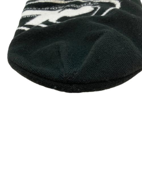 stussy（ステューシー）stussy (ステューシー) OUR LEGACY (アワーレガシー) Work Shop Oval Skullcap ニット帽 ブラックの古着・服飾アイテム