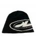 stussy（ステューシー）の古着「Work Shop Oval Skullcap ニット帽」｜ブラック