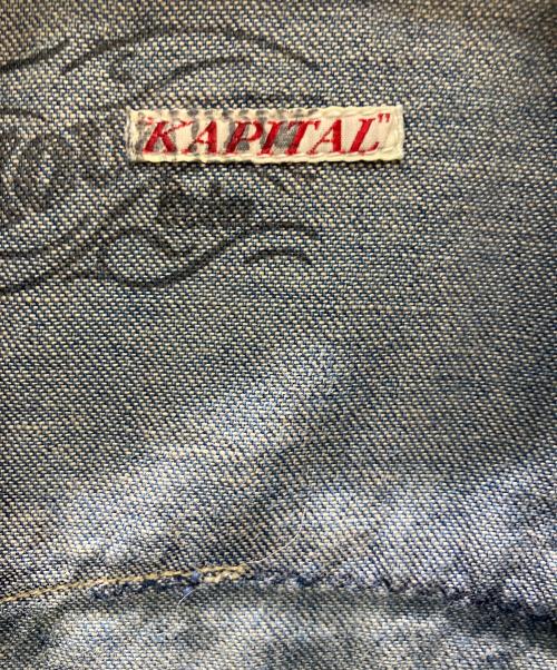 KAPITAL（キャピタル）KAPITAL (キャピタル) BOROデニムシャツ ブルー サイズ:Lの古着・服飾アイテム