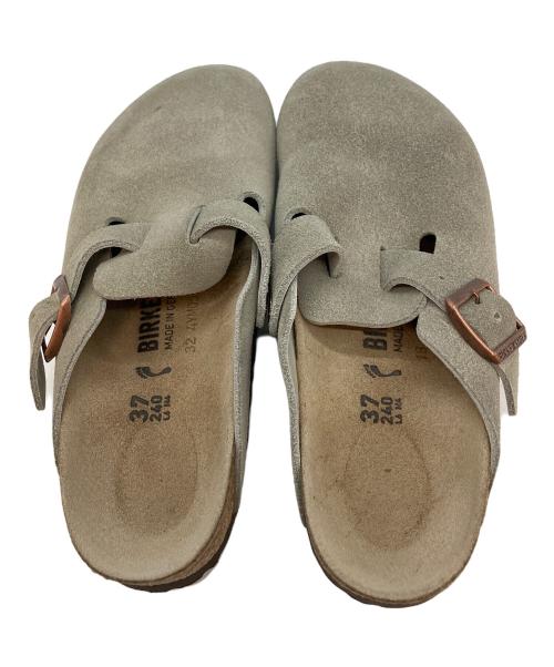 BIRKENSTOCK（ビルケンシュトック）BIRKENSTOCK (ビルケンシュトック) BOSTON ボストン サンダル ベージュ サイズ:37の古着・服飾アイテム