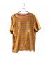 SUPREME (シュプリーム) Bar Stripe Tee 18SS 半袖カットソー オレンジ×ピンク サイズ:L：5000円