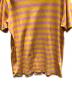 中古・古着 SUPREME (シュプリーム) Bar Stripe Tee 18SS 半袖カットソー オレンジ×ピンク サイズ:L：5000円