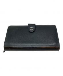 CHANEL（シャネル）の古着「16390775 2つ折り財布」｜ブラック