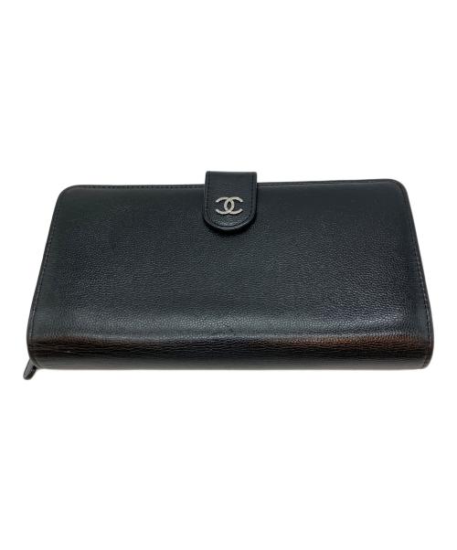 CHANEL（シャネル）CHANEL (シャネル) 16390775 2つ折り財布 ブラックの古着・服飾アイテム