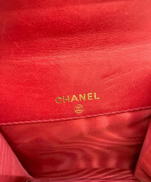 CHANEL（シャネル）CHANEL (シャネル) キャビアスキン 2974285 コインケース レッドの古着・服飾アイテム