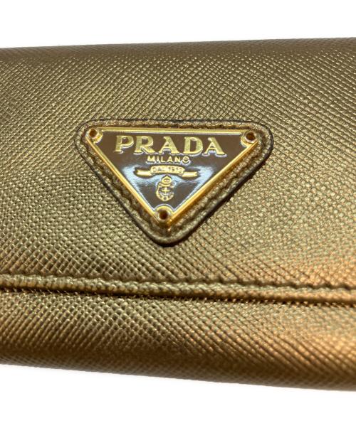 PRADA（プラダ）PRADA (プラダ) 181 6連キーケース ゴールドの古着・服飾アイテム