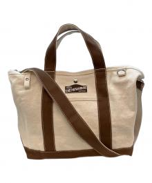 the new house（ザニューハウス）の古着「LEON TOTE 2WAYトートバッグ」｜ブラウン