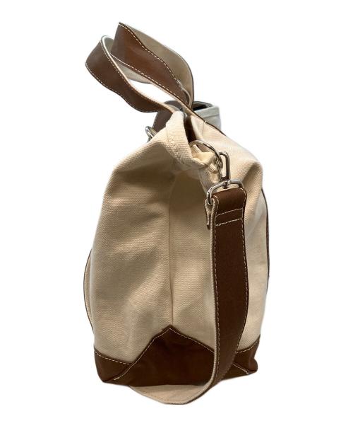 the new house（ザニューハウス）the new house (ザニューハウス) LEON TOTE 2WAYトートバッグ ブラウンの古着・服飾アイテム