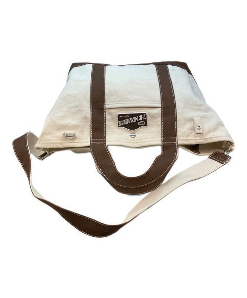 the new house（ザニューハウス）the new house (ザニューハウス) LEON TOTE 2WAYトートバッグ ブラウンの古着・服飾アイテム