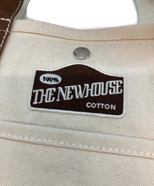 the new house（ザニューハウス）the new house (ザニューハウス) LEON TOTE 2WAYトートバッグ ブラウンの古着・服飾アイテム