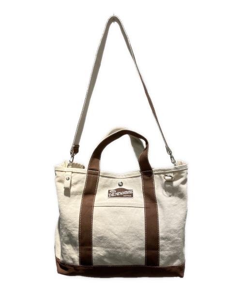 the new house（ザニューハウス）the new house (ザニューハウス) LEON TOTE 2WAYトートバッグ ブラウンの古着・服飾アイテム
