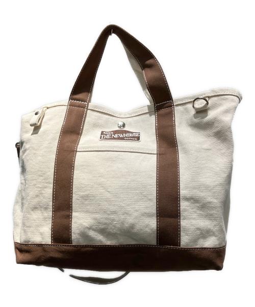 the new house（ザニューハウス）the new house (ザニューハウス) LEON TOTE 2WAYトートバッグ ブラウンの古着・服飾アイテム
