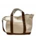 the new house (ザニューハウス) LEON TOTE 2WAYトートバッグ ブラウン：25000円