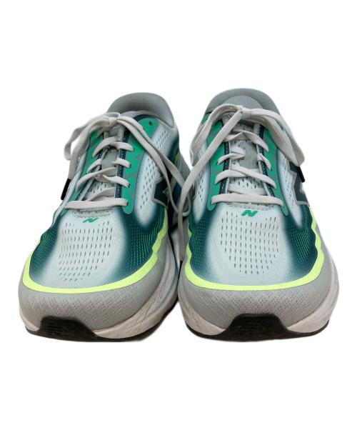 NEW BALANCE（ニューバランス）NEW BALANCE (ニューバランス) スニーカー グリーン×ホワイト サイズ:27cmの古着・服飾アイテム