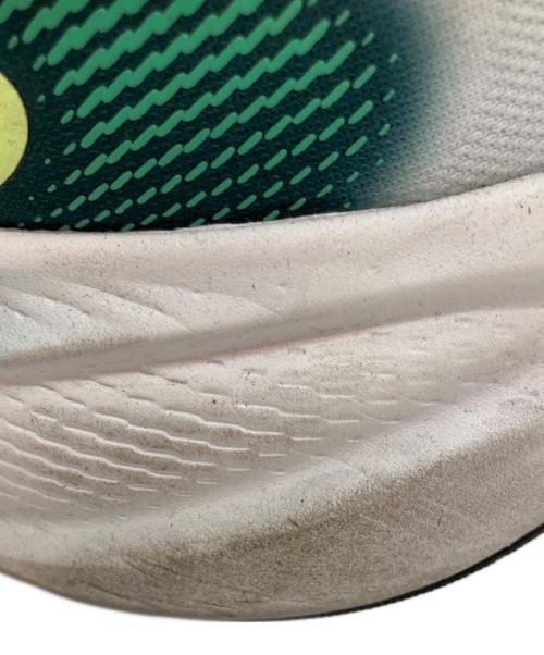 NEW BALANCE（ニューバランス）NEW BALANCE (ニューバランス) スニーカー グリーン×ホワイト サイズ:27cmの古着・服飾アイテム