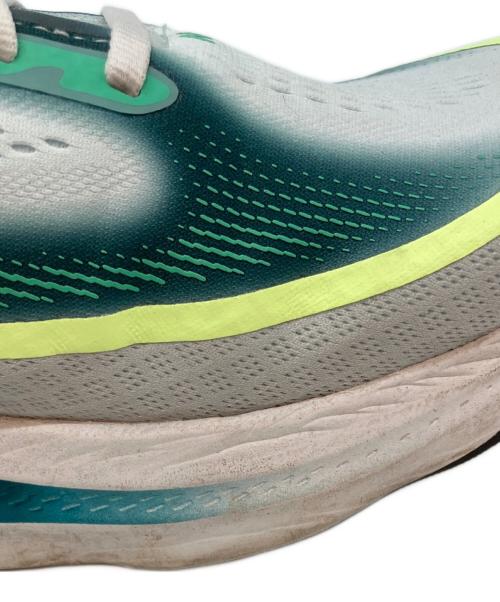 NEW BALANCE（ニューバランス）NEW BALANCE (ニューバランス) スニーカー グリーン×ホワイト サイズ:27cmの古着・服飾アイテム