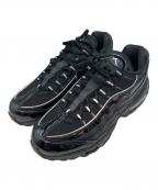 NIKEナイキ）の古着「Women's Air Max 95 OG Big Bubble "Black Patent" ローカットスニーカー」｜ブラック