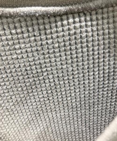 nest Robe（ネストローブ）nest Robe (ネストローブ) デニム混ワッフルプルオーバー 長袖カットソー グレー サイズ:1の古着・服飾アイテム