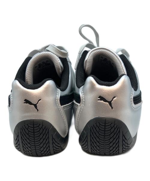 PUMA（プーマ）PUMA (プーマ) スピードキャット ローカットスニーカー シルバー×ブラック サイズ:24.5cmの古着・服飾アイテム