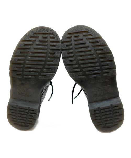 Dr.Martens（ドクターマーチン）Dr.Martens (ドクターマーチン) 1460 EGRET PLAYING CARD 8ホールブーツ ブラック×ホワイト サイズ:UK4の古着・服飾アイテム