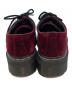 中古・古着 Dr.Martens (ドクターマーチン) アギネス・ディーン AGGY CREEPER 厚底ベルベットシューズ チェリーレッド サイズ:UK4：5000円