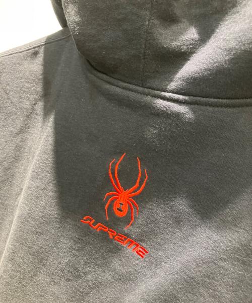 SUPREME（シュプリーム）SUPREME (シュプリーム) SPYDER (スパイダー) ジップパーカー ブラック サイズ:Lの古着・服飾アイテム