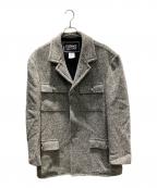 VERSACE JEANS COUTUREヴェルサーチ ジーンズクチュール）の古着「ウールジャケット」｜グレー