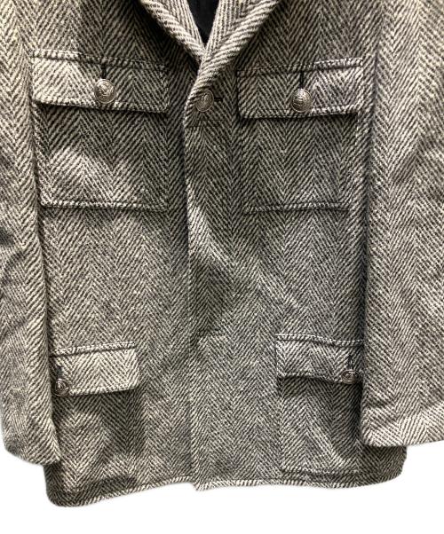 VERSACE JEANS COUTURE（ヴェルサーチ ジーンズクチュール）VERSACE JEANS COUTURE (ヴェルサーチ ジーンズクチュール) ウールジャケット グレー サイズ:Mの古着・服飾アイテム