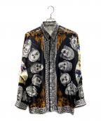 GIANNI VERSACEジャンニ・ヴェルサーチ）の古着「長袖シャツ」｜ブラック