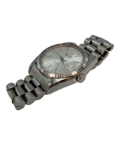 BULOVA（ブローバ）BULOVA (ブローバ) 自動巻き 6-722620 SSブレスレット リストウォッチ シルバーの古着・服飾アイテム