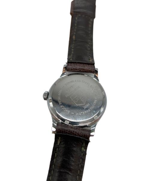 ORIS（オリス）ORIS (オリス) 手巻き レザーベルト リストウォッチ ホワイトの古着・服飾アイテム