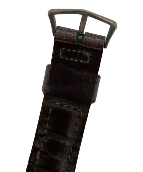 ORIS（オリス）ORIS (オリス) 手巻き レザーベルト リストウォッチ ホワイトの古着・服飾アイテム