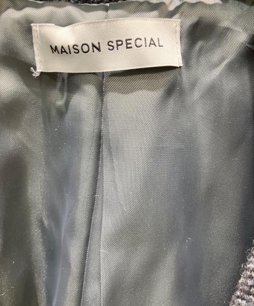 MAISON SPECIAL（メゾンスペシャル）MAISON SPECIAL (メゾンスペシャル) ダブルジャケット ブラック サイズ:Mの古着・服飾アイテム