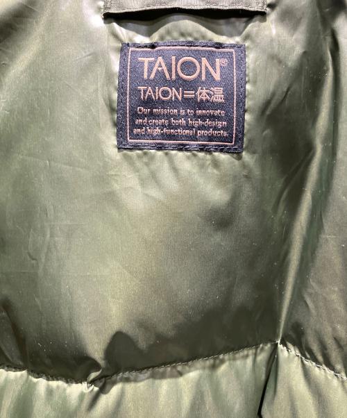 TAION（タイオン）TAION (タイオン) ダウンジャケット グリーン サイズ:XLの古着・服飾アイテム