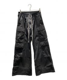 RICK OWENS（リックオウエンス）の古着「24SS カーゴベラロングパンツ」｜ブラック