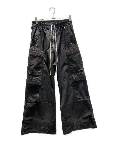 RICK OWENS（リックオウエンス）RICK OWENS (リックオウエンス) 24SS カーゴベラロングパンツ ブラック サイズ:US38の古着・服飾アイテム