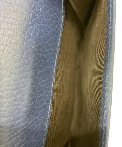 GUCCI（グッチ）GUCCI (グッチ) 2184 2つ折り財布 ブルーの古着・服飾アイテム