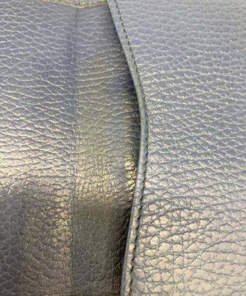 GUCCI（グッチ）GUCCI (グッチ) 2184 2つ折り財布 ブルーの古着・服飾アイテム