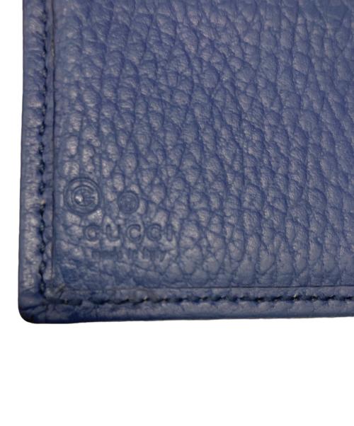 GUCCI（グッチ）GUCCI (グッチ) 2184 2つ折り財布 ブルーの古着・服飾アイテム