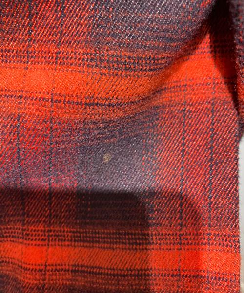 WIND AND SEA（ウィンダンシー）WIND AND SEA (ウィンダンシー) チェック 長袖シャツ レッド×ブラック サイズ:Lの古着・服飾アイテム