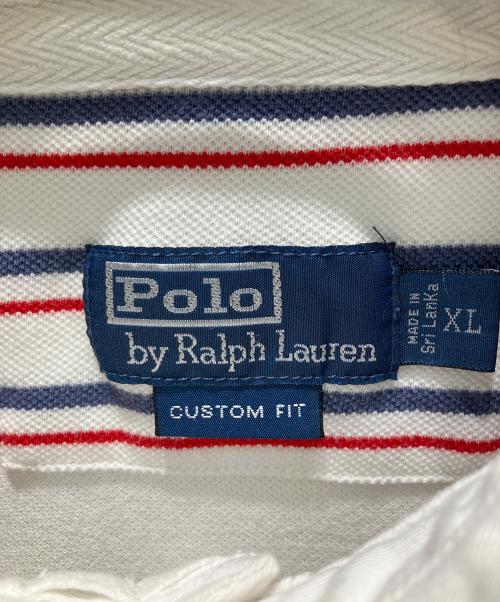 POLO RALPH LAUREN（ポロ・ラルフローレン）POLO RALPH LAUREN (ポロ・ラルフローレン) ポロシャツ ホワイト サイズ:XLの古着・服飾アイテム