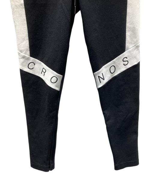 CRONOS（クロノス）CRONOS (クロノス) スキニーパンツ スウェットパンツ ホワイト×ブラック サイズ:Sの古着・服飾アイテム