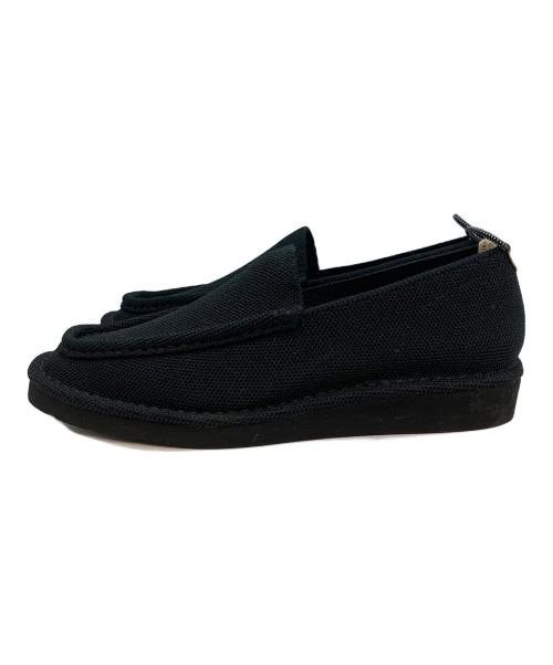 offen（オッフェン）offen (オッフェン) square-MOCCALA ローファー ブラック サイズ:39の古着・服飾アイテム